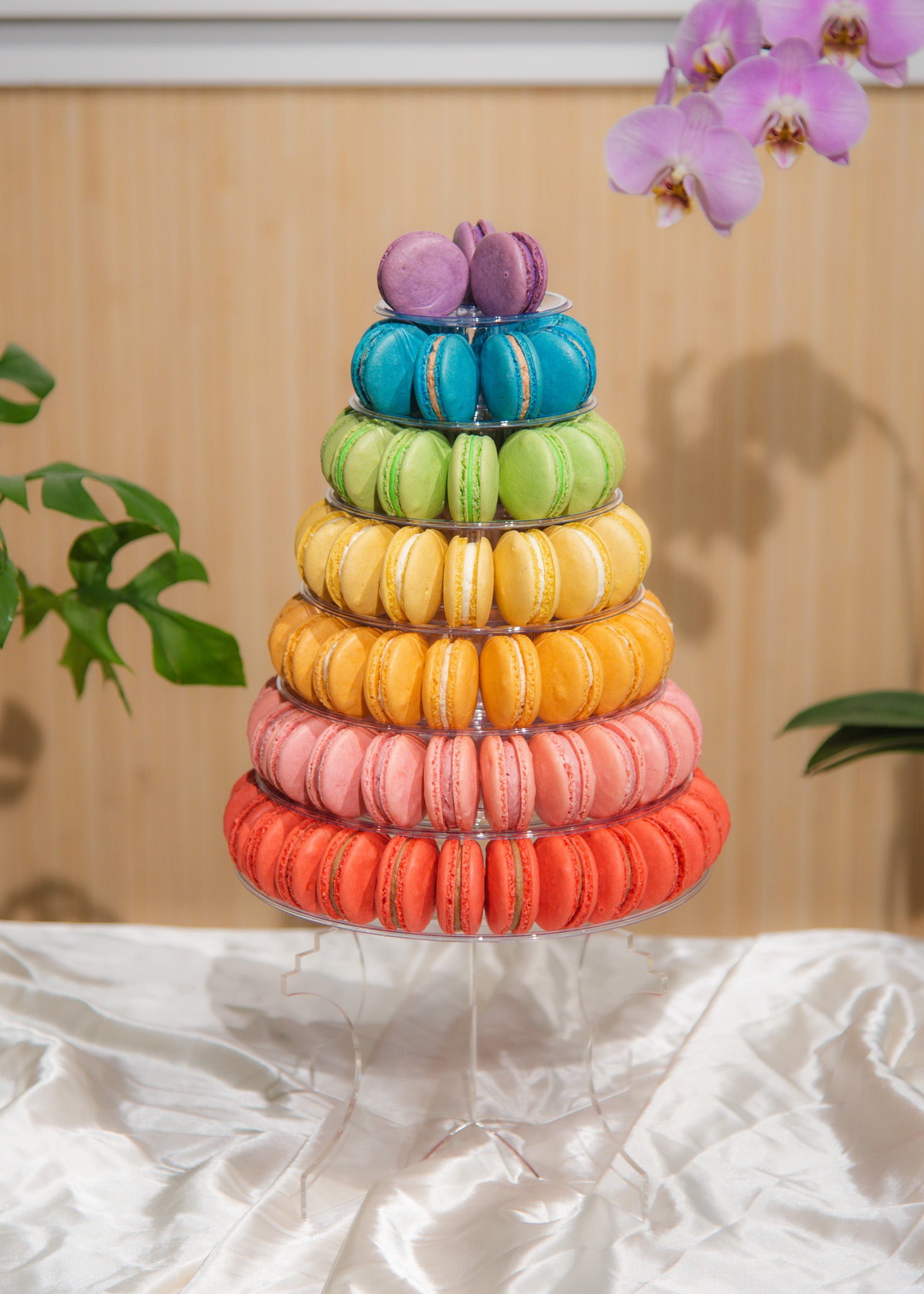 Macron Stack Tower Macaron Towers – Puffy Pandy