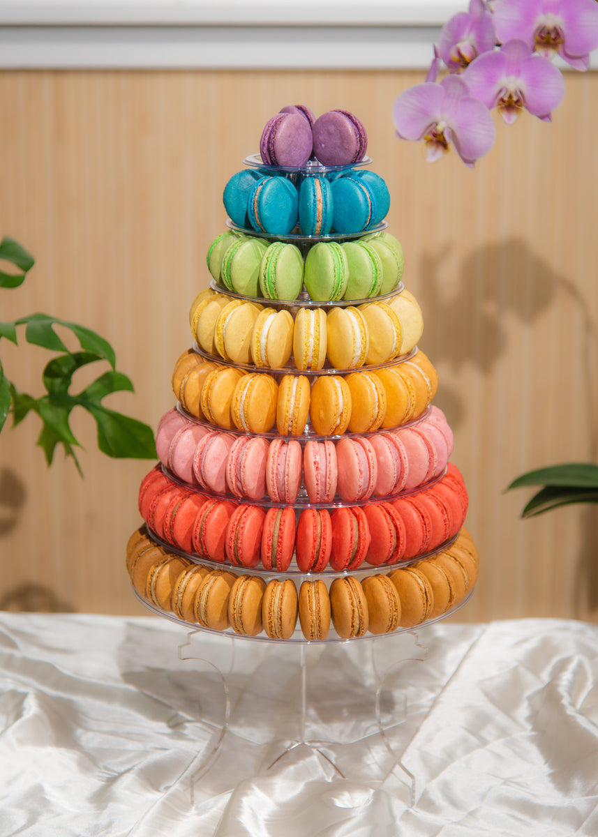 Macaron Tower: 7-Tier+ – Puffy Pandy