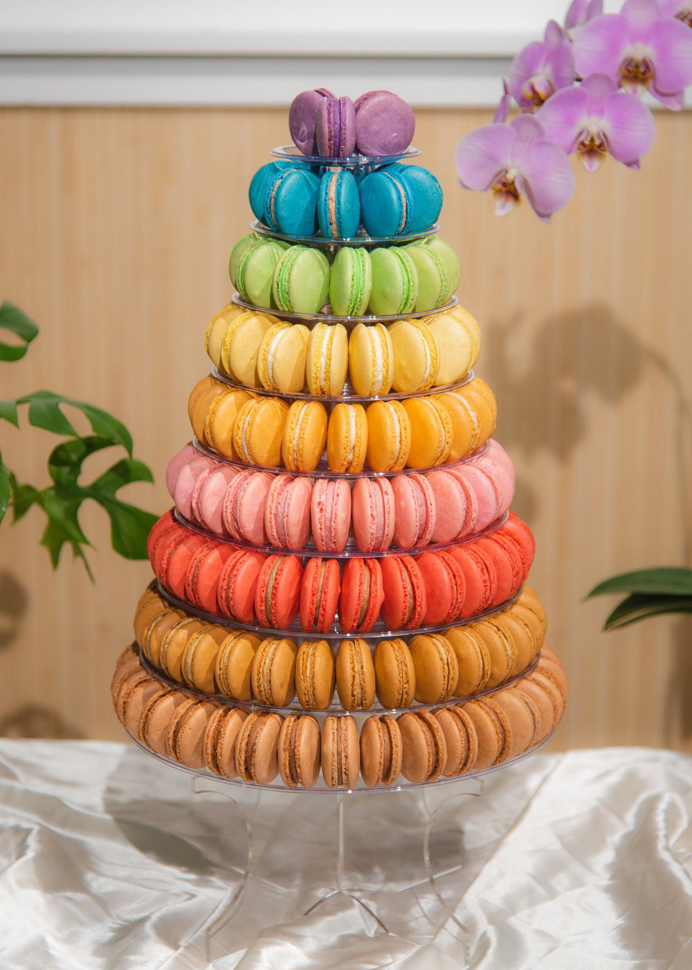 Macaron Tower: 7-Tier+ – Puffy Pandy